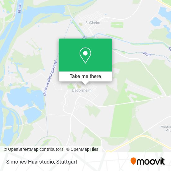 Simones Haarstudio map