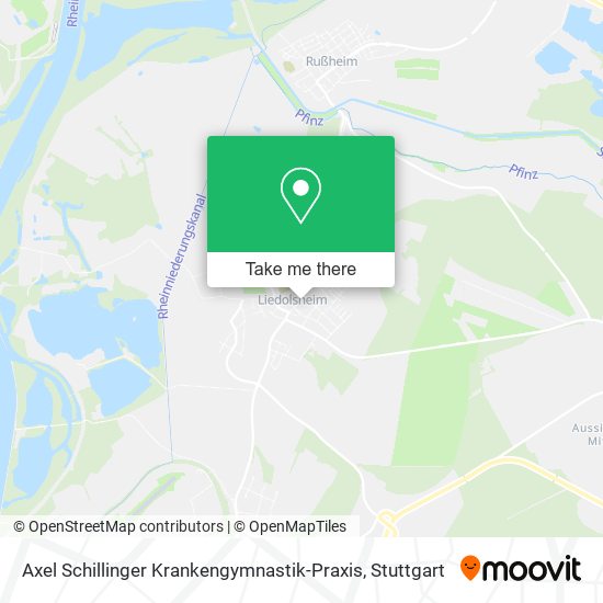 Axel Schillinger Krankengymnastik-Praxis map