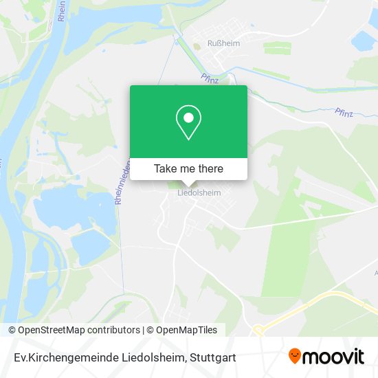 Ev.Kirchengemeinde Liedolsheim map
