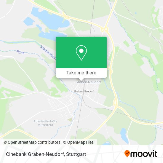 Cinebank Graben-Neudorf map