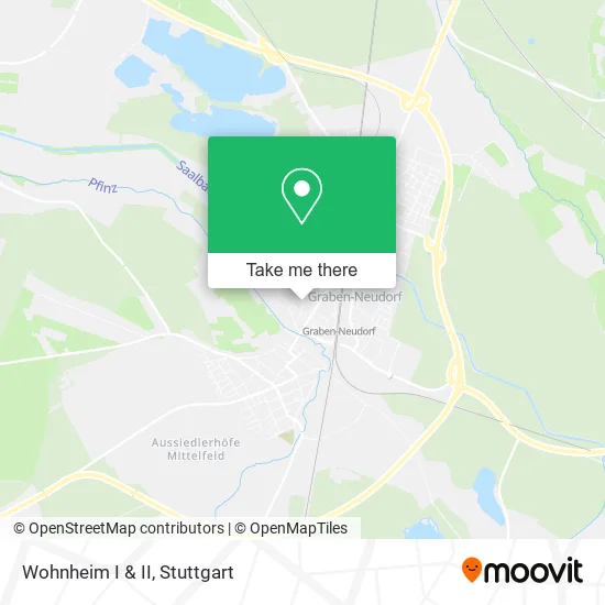 Карта Wohnheim I & II