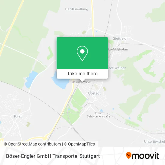 Карта Böser-Engler GmbH Transporte