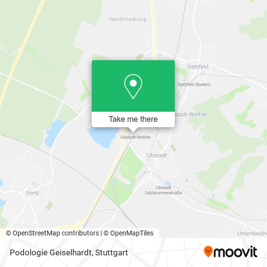 Podologie Geiselhardt map