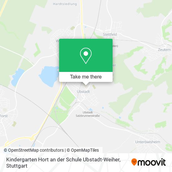 Kindergarten Hort an der Schule Ubstadt-Weiher map