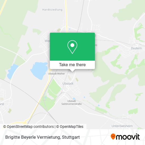Карта Brigitte Beyerle Vermietung