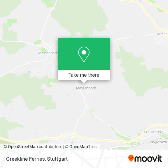 Greekline Ferries map