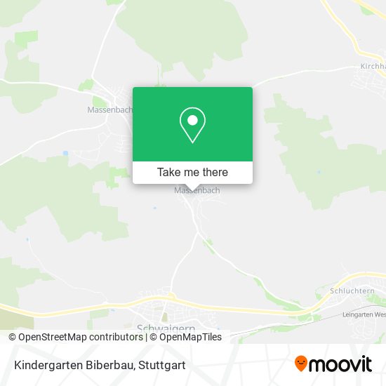 Kindergarten Biberbau map