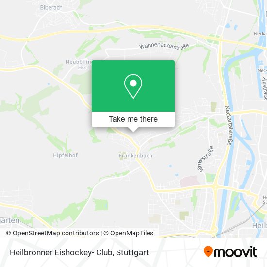 Heilbronner Eishockey- Club map