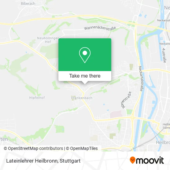 Карта Lateinlehrer Heilbronn