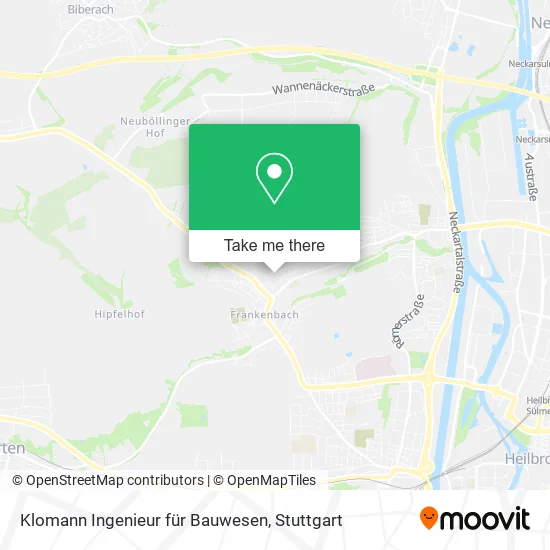 Карта Klomann Ingenieur für Bauwesen