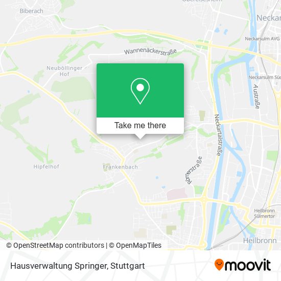 Hausverwaltung Springer map