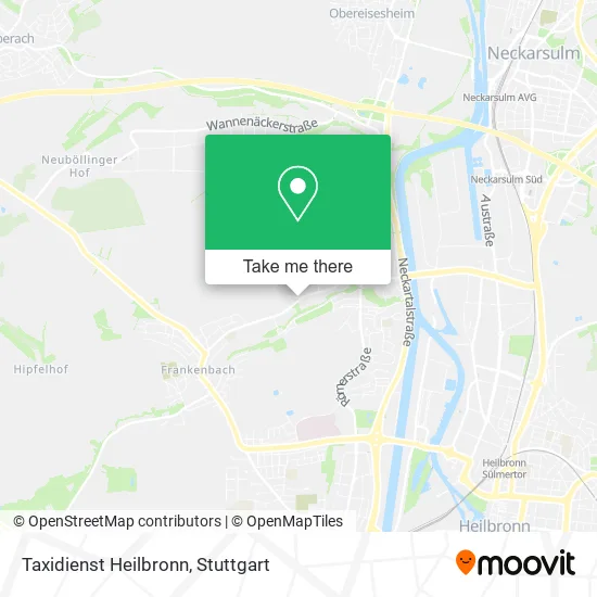 Карта Taxidienst Heilbronn
