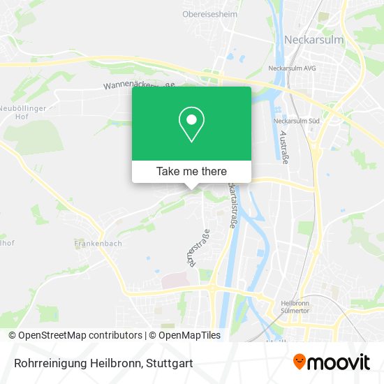 Rohrreinigung Heilbronn map