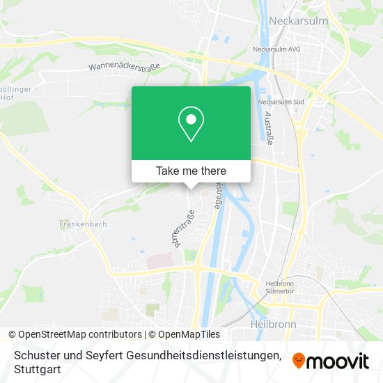 Schuster und Seyfert Gesundheitsdienstleistungen map