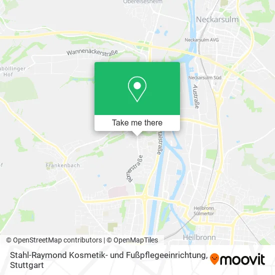 Карта Stahl-Raymond Kosmetik- und Fußpflegeeinrichtung