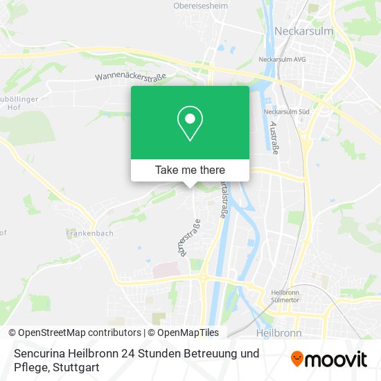 Sencurina Heilbronn 24 Stunden Betreuung und Pflege map