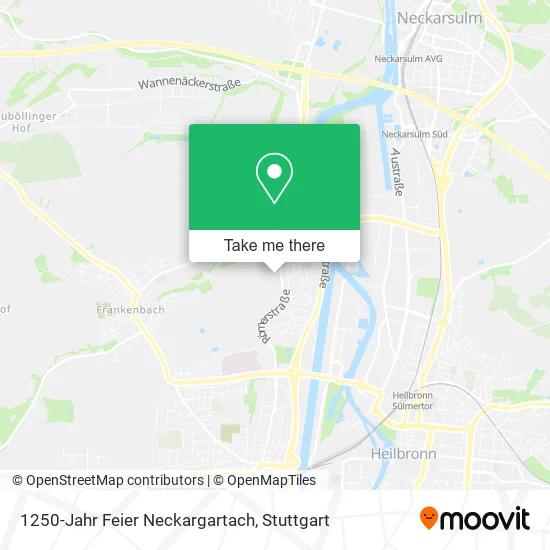 Карта 1250-Jahr Feier Neckargartach
