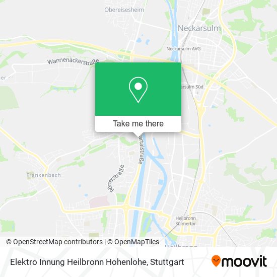 Elektro Innung Heilbronn Hohenlohe map