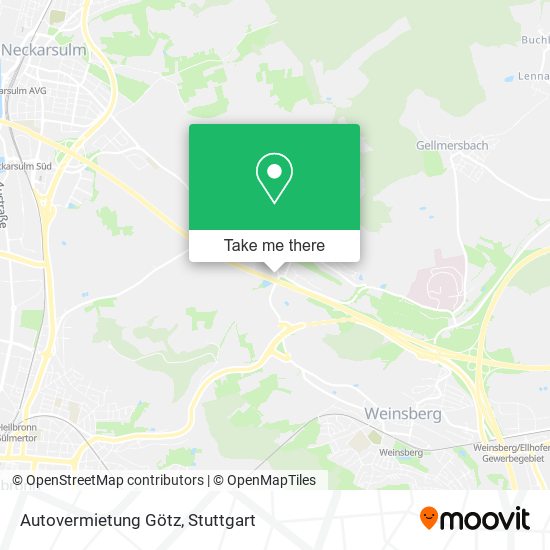 Autovermietung Götz map