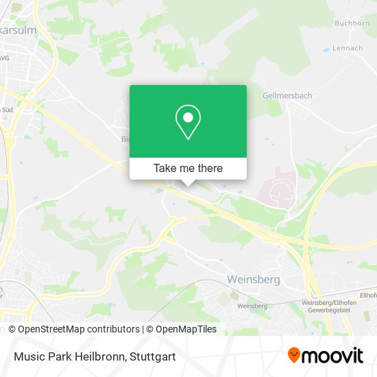 Music Park Heilbronn map