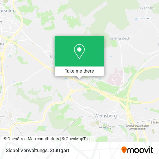 Siebel Verwaltungs map