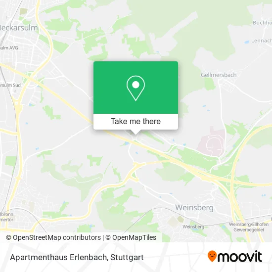 Карта Apartmenthaus Erlenbach