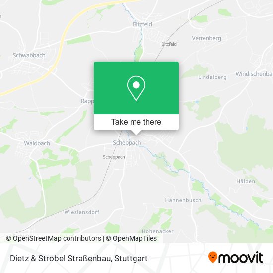 Dietz & Strobel Straßenbau map