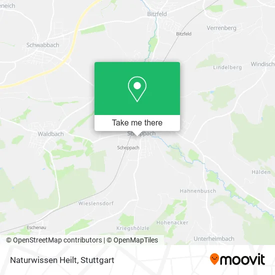 Карта Naturwissen Heilt