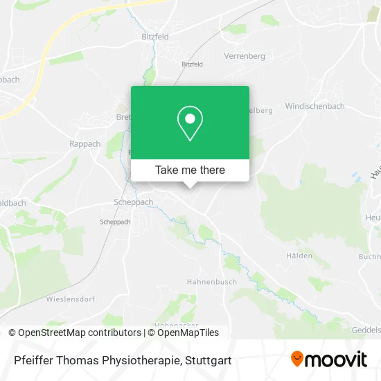 Карта Pfeiffer Thomas Physiotherapie