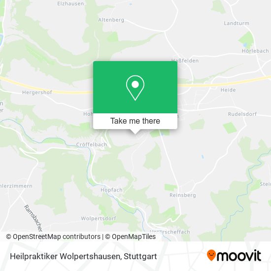 Карта Heilpraktiker Wolpertshausen