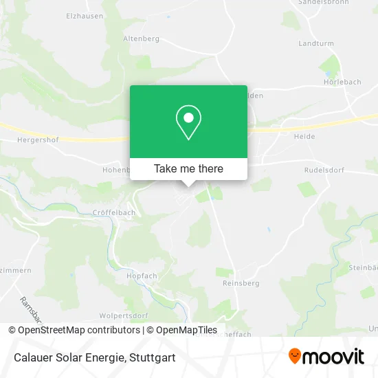 Карта Calauer Solar Energie