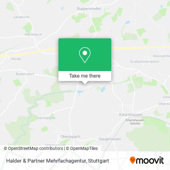 Halder & Partner Mehrfachagentur map