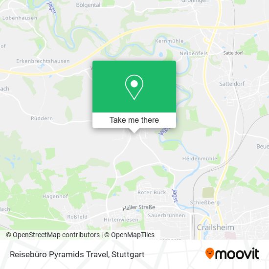 Reisebüro Pyramids Travel map