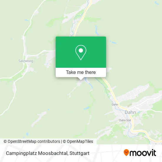 Карта Campingplatz Moosbachtal