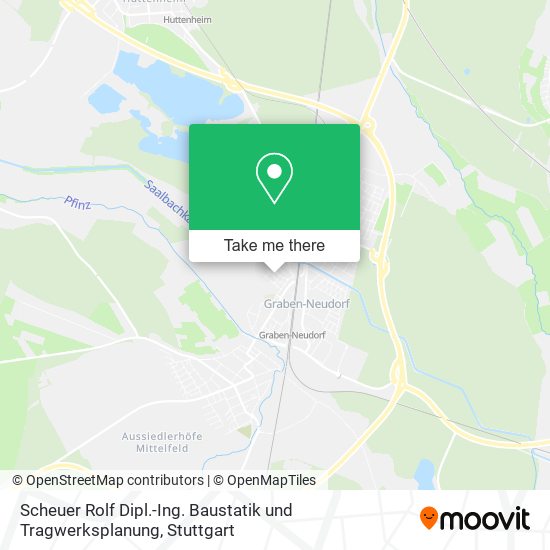 Scheuer Rolf Dipl.-Ing. Baustatik und Tragwerksplanung map