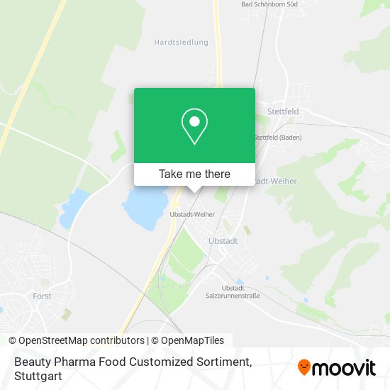 Beauty Pharma Food Customized Sortiment map