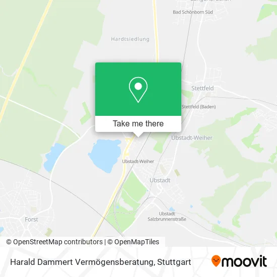 Карта Harald Dammert Vermögensberatung