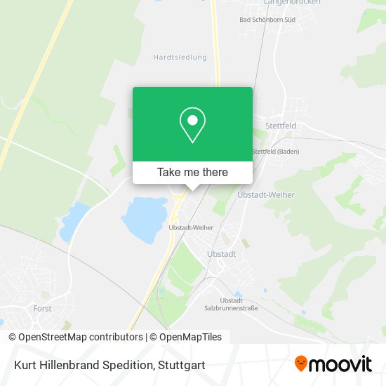 Kurt Hillenbrand Spedition map