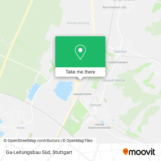 Карта Ga-Leitungsbau Süd