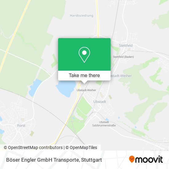 Карта Böser Engler GmbH Transporte