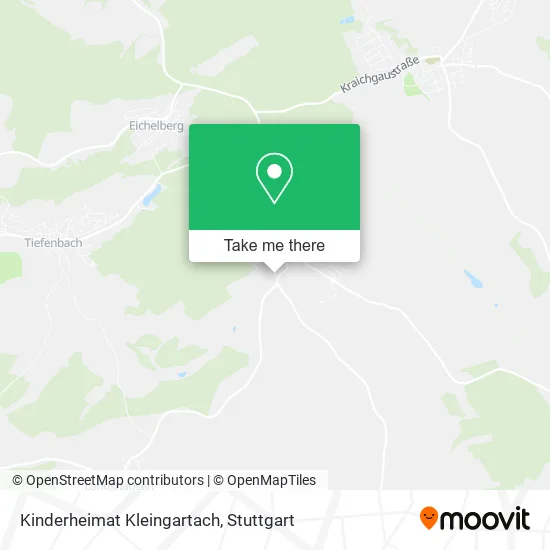 Карта Kinderheimat Kleingartach