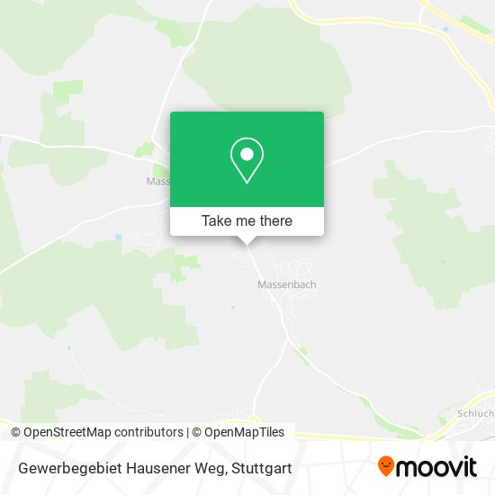 Gewerbegebiet Hausener Weg map