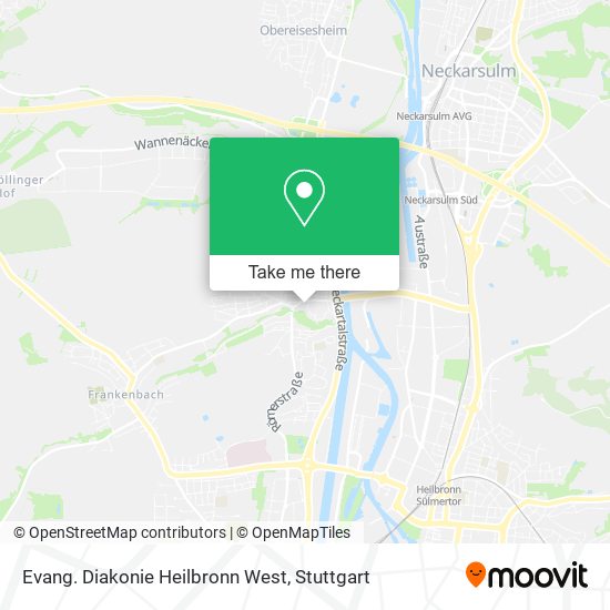 Evang. Diakonie Heilbronn West map