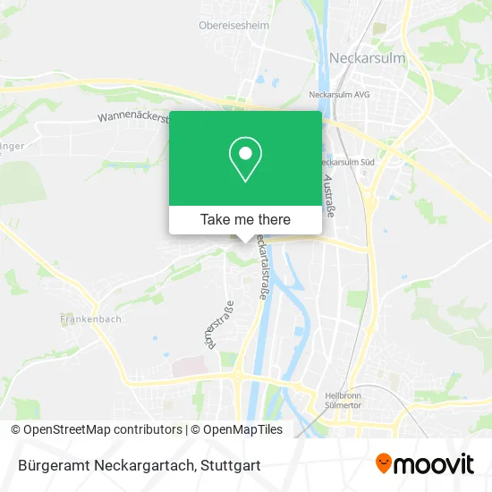 Карта Bürgeramt Neckargartach