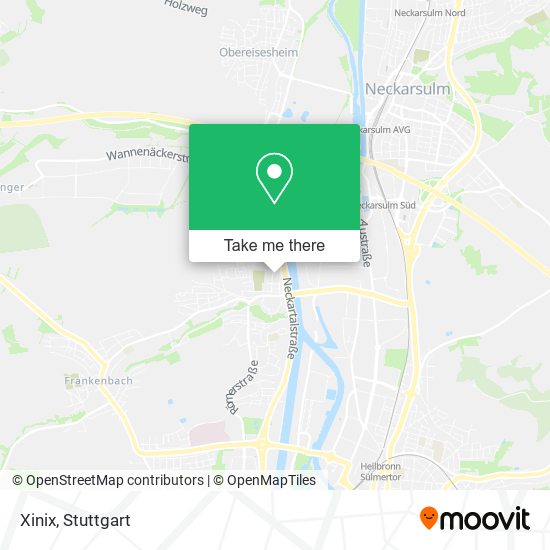 Xinix map