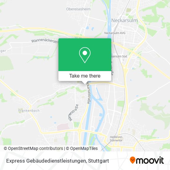 Express Gebäudedienstleistungen map