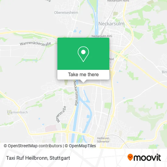 Карта Taxi Ruf Heilbronn