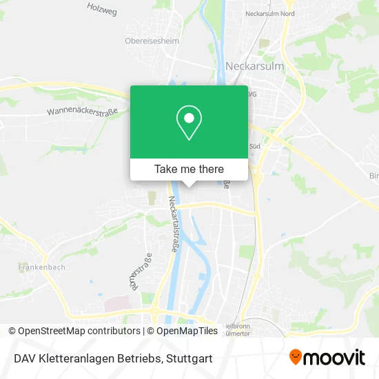 Карта DAV Kletteranlagen Betriebs