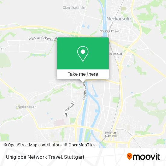 Uniglobe Network Travel map