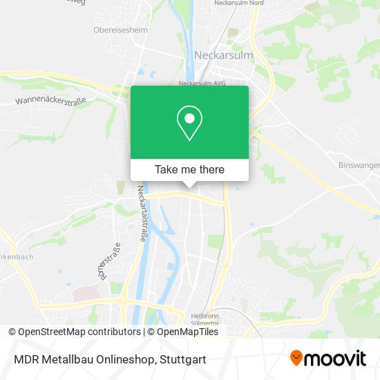 MDR Metallbau Onlineshop map